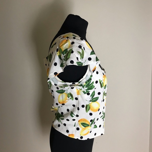 Oasis Lemon Pattern Blouse - Picture 5 of 11